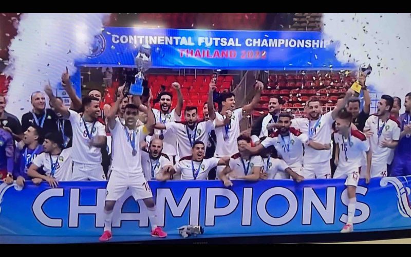 Le Maroc bat l'Iran et remporte le Championnat continental de Futsal de Thaïlande