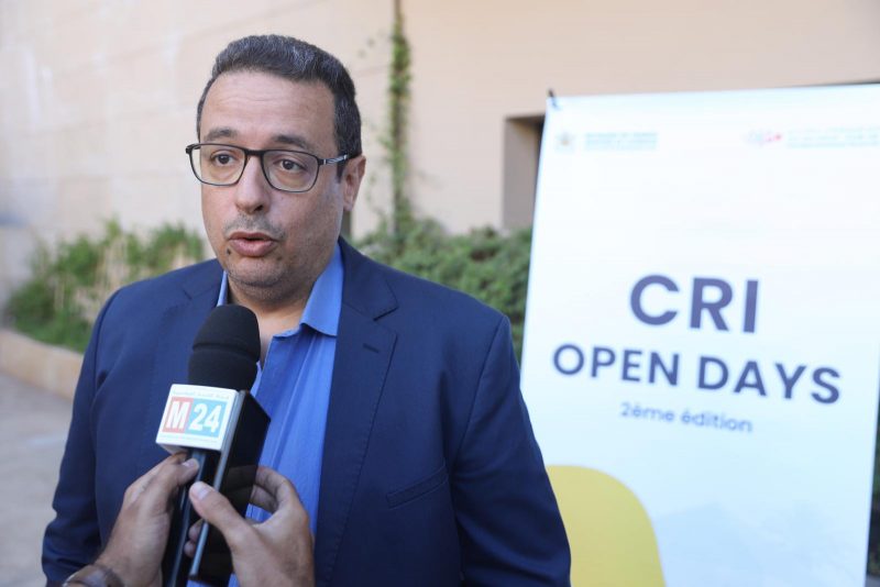Fouad Housni, Directeur Communication et relations publiques à Solarexport, donne une déclaration à la MAP, en marge de l’ouverture de la deuxième édition des « CRI Open Days » au profit des différents acteurs de l’écosystème de l’investissement