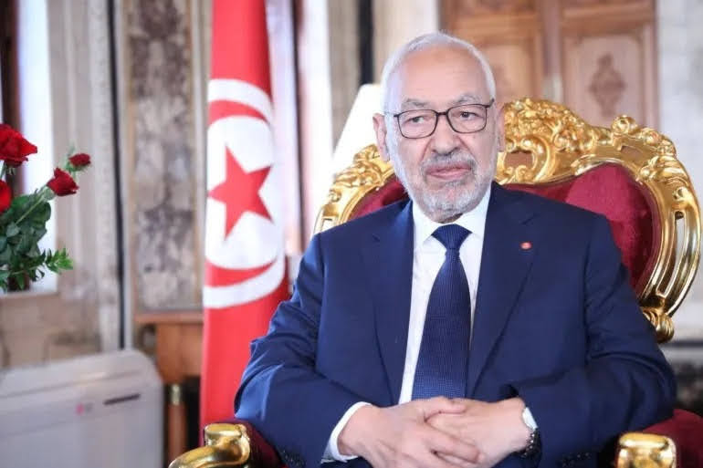 Rached Ghannouchi, chef du parti islamiste tunisien Ennahdha