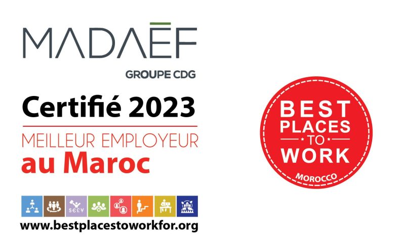 Le leader de l'investissement touristique au Maroc, Madaëf, vient d’être certifié parmi les meilleurs employeurs au Maroc pour l’année 2023