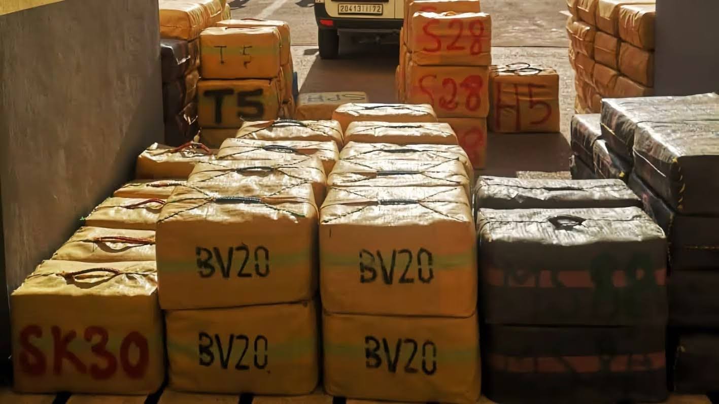 Casablanca : Mise en échec d'une tentative de trafic de drogue de 4,6 tonnes de chira