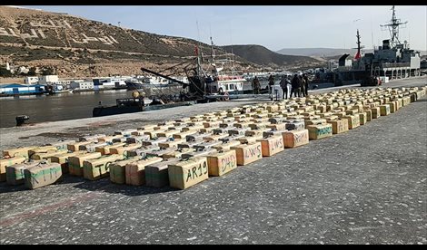 DGSN: Mas de diez toneladas de resina de hachís incautadas cerca de Agadir