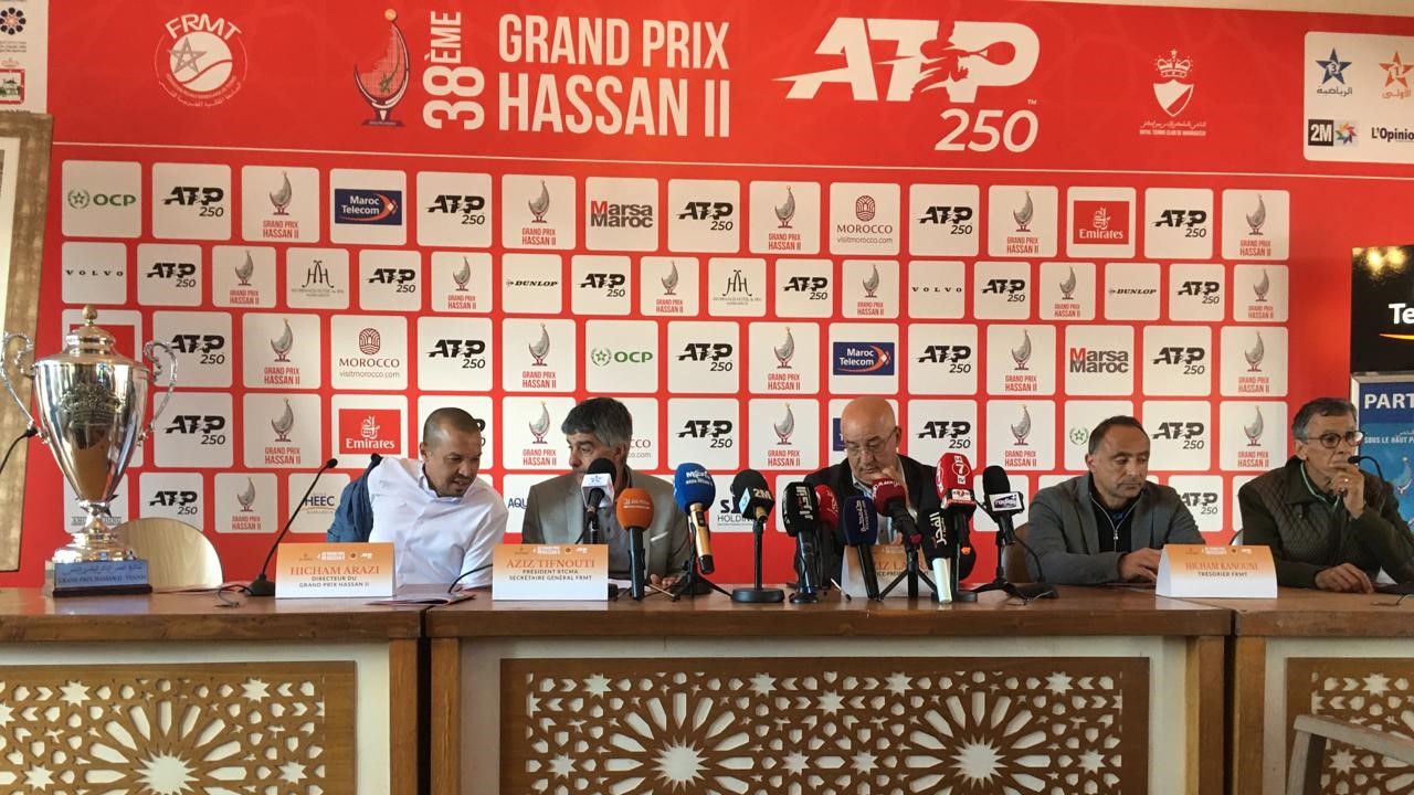 Le coup d’envoi des qualifications au tableau final de la 38è édition du Grand Prix Hassan II