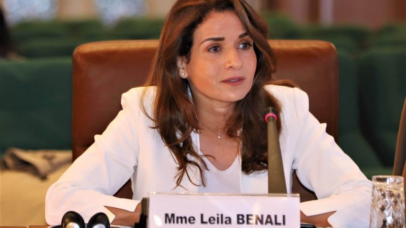 Leïla Benali, ministre de la Transition énergétique et du développement durable