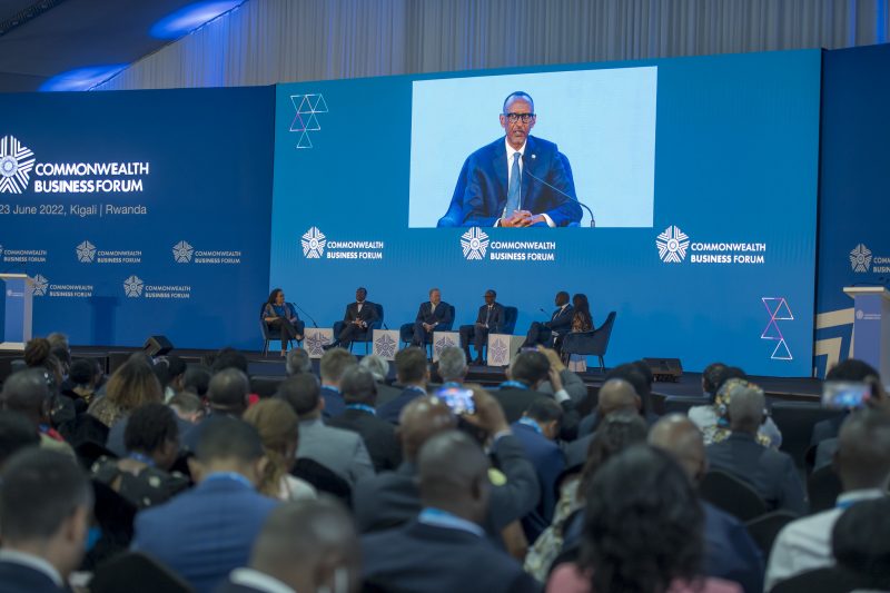 Commonwealth Business Forum à Kigali