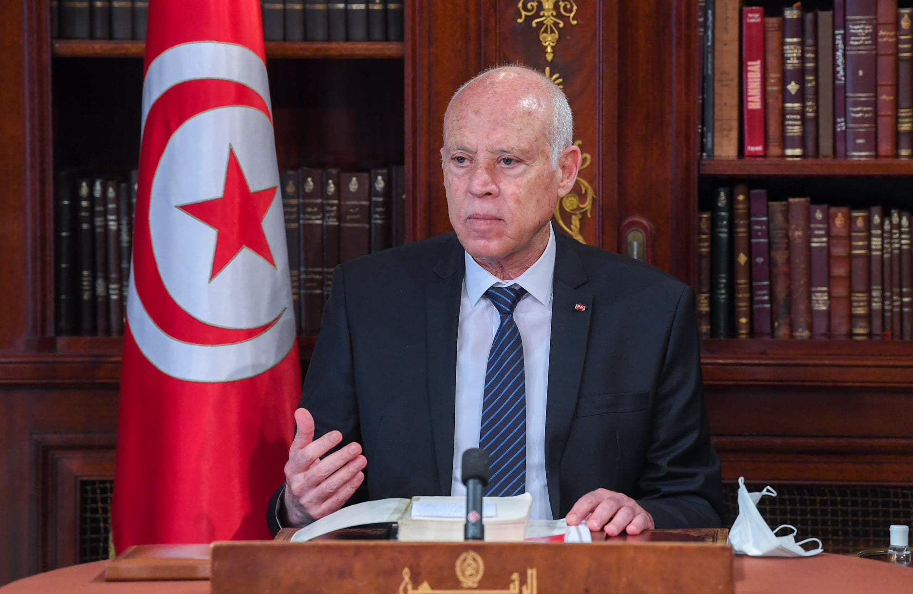 Le président tunisien Kaïs Saïed